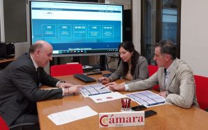 SUMA Teruel presenta sus nuevas líneas de financiación a Cámara de Comercio.